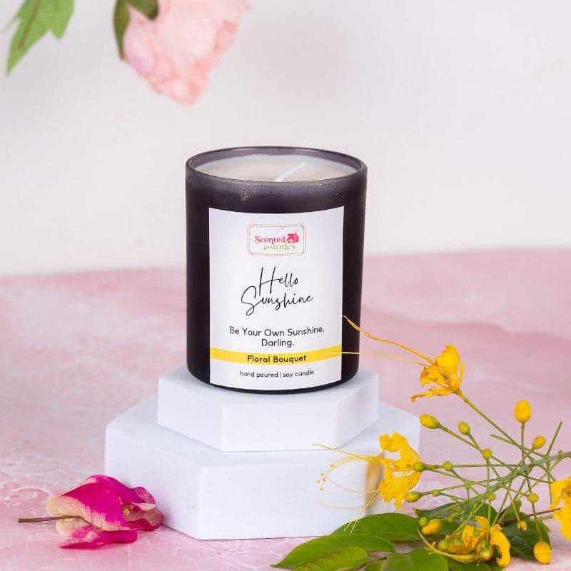 Buy Hello Sunshine Scented Soy Wax Candle Candles from Vaaree