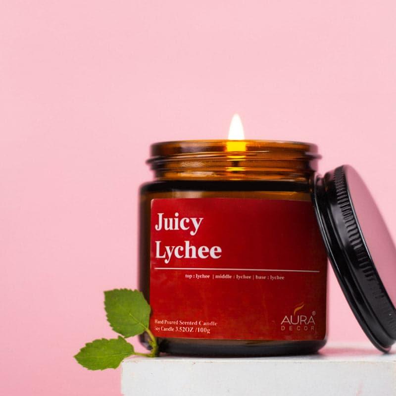 Buy Juicy Litchee Scented Jar Candle - 100 GM Candles from Vaaree