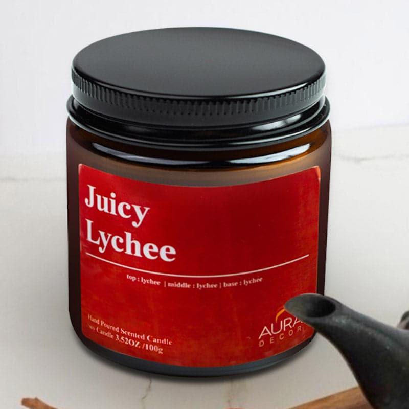 Buy Juicy Litchee Scented Jar Candle - 100 GM Candles from Vaaree