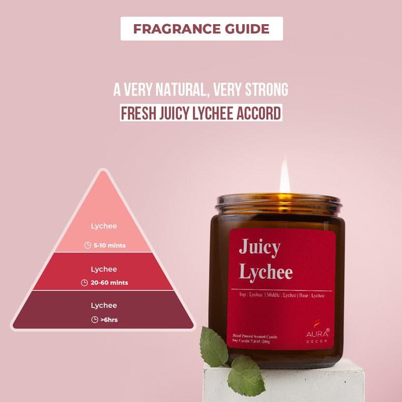 Buy Juicy Litchee Scented Jar Candle - 200 GM Candles from Vaaree