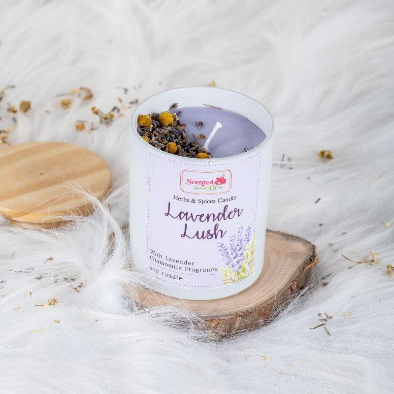 Buy Lavender Loop Scented Soy Wax Candle Candles from Vaaree