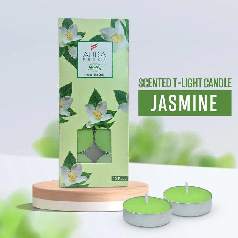 Buy Leda Jasmine Scented Tealight Candle - Set Of Twenty Candles from Vaaree