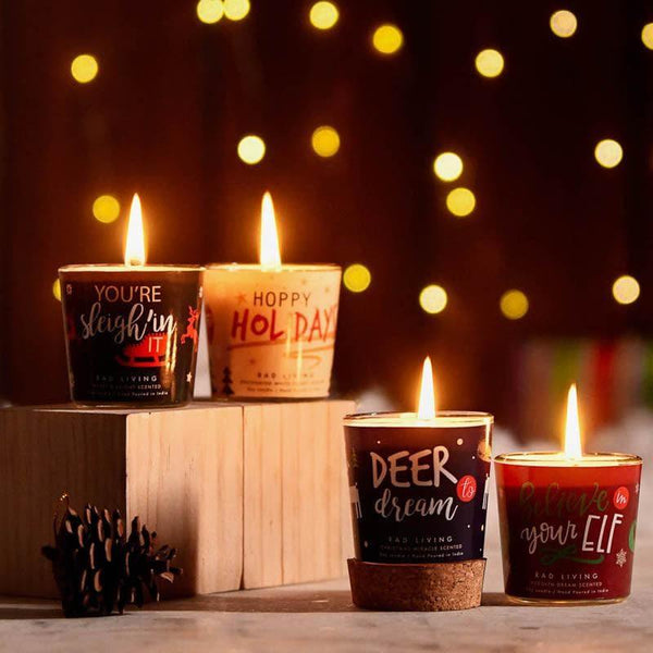 Buy Candles - Merry Magic Scented Candle - Set Of Four at Vaaree online