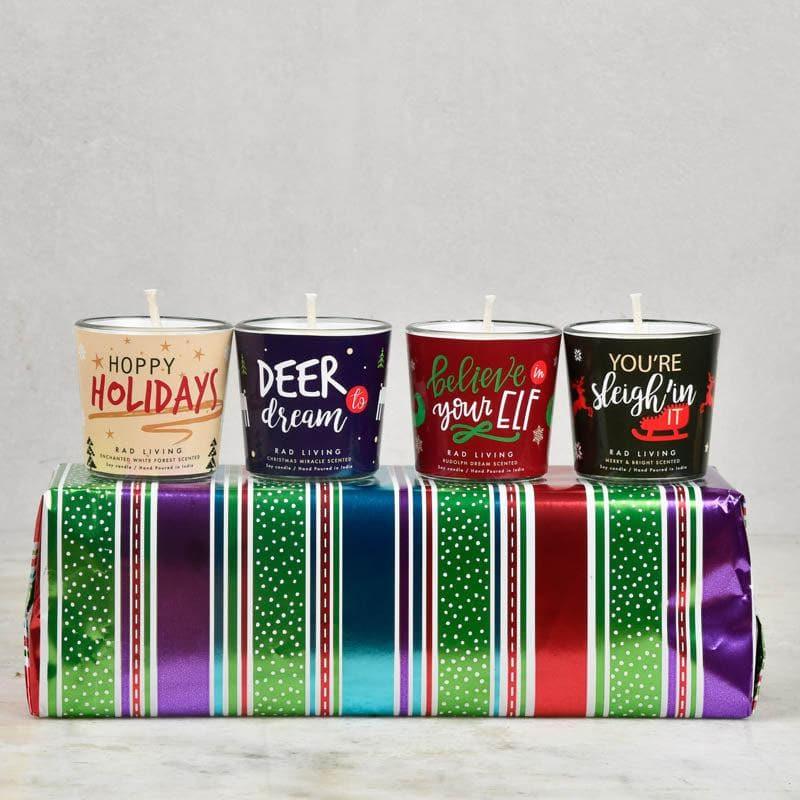 Buy Candles - Merry Magic Scented Candle - Set Of Four at Vaaree online