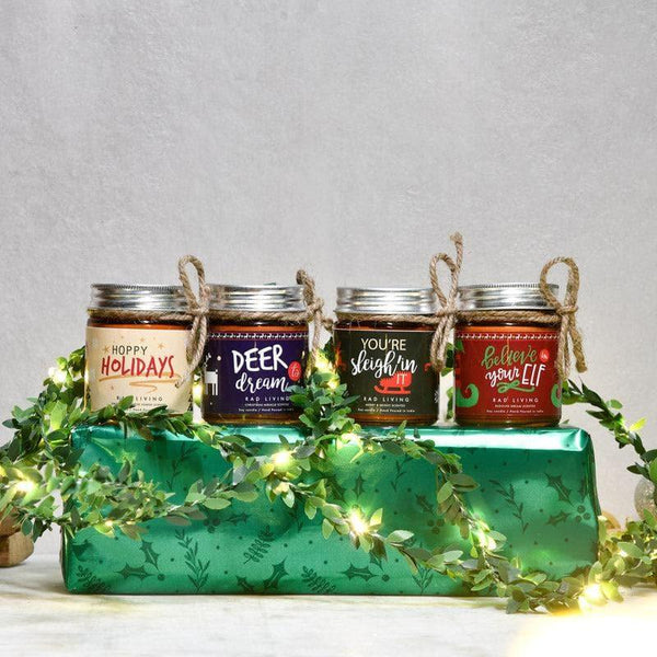 Buy Merry Magic Scented Candle With Lid - Set Of Four Candles from Vaaree