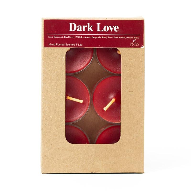 Buy Milo Dark Love Scented Tealight Candle - Set Of Twelve Candles from Vaaree