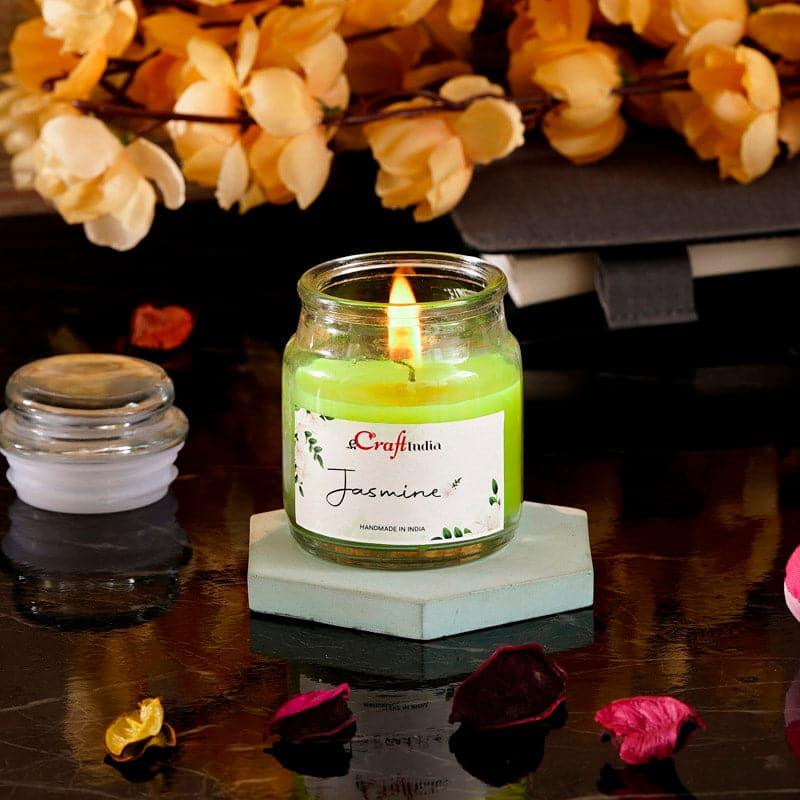 Buy Nithya Jasmine Scented Jar Candle Candles from Vaaree