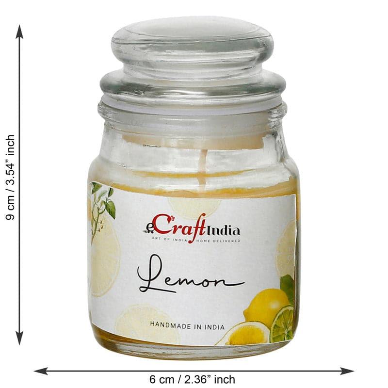 Buy Nithya Lemon Scented Jar Candle Candles from Vaaree