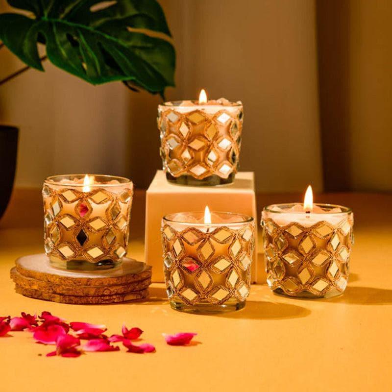 Buy Noori Scented Candle - Set Of Four Candles from Vaaree