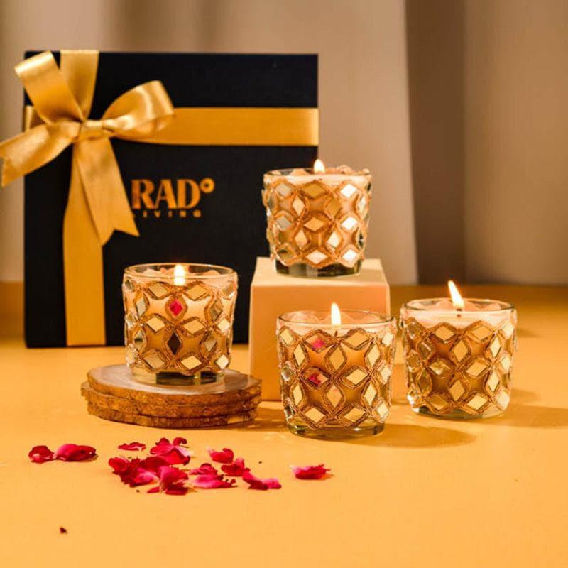 Buy Noori Scented Candle - Set Of Four Candles from Vaaree