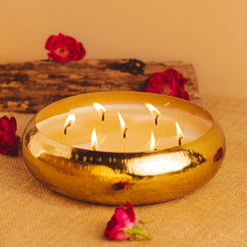 Buy Novara Oudh Scented Bowl Candle - Big Candles from Vaaree