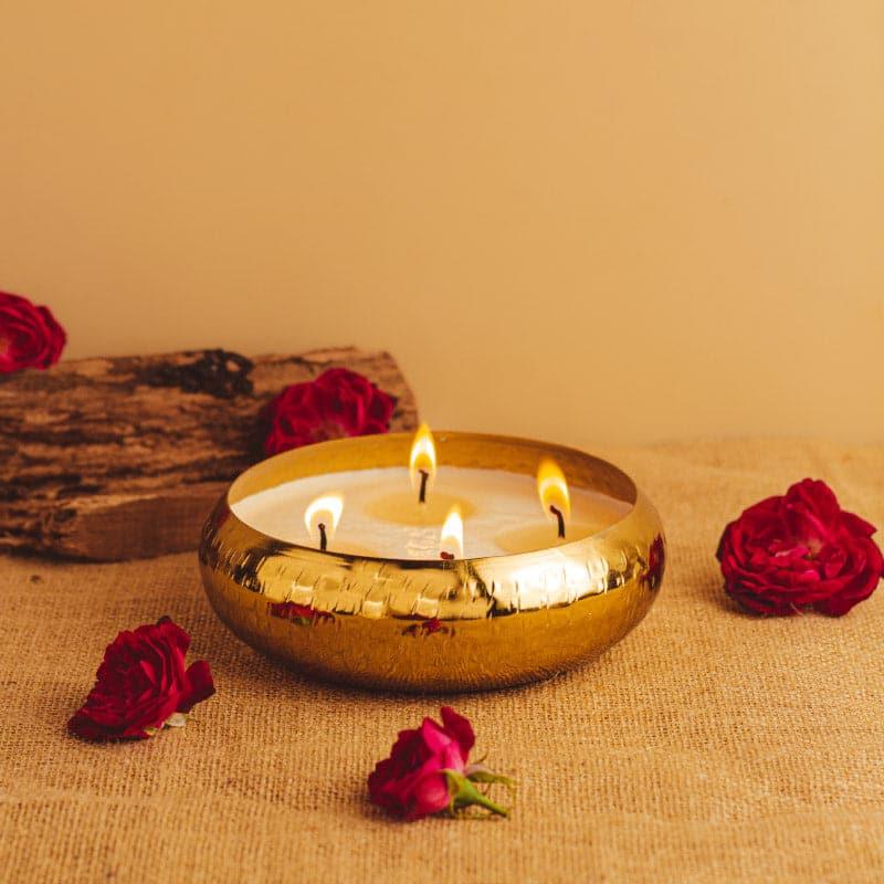 Buy Novara Oudh Scented Bowl Candle - Medium Candles from Vaaree