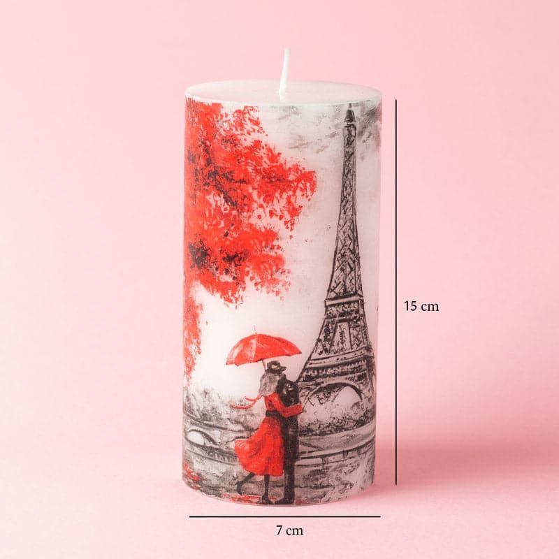 Buy Paris Romance Pillar Candle Candles from Vaaree