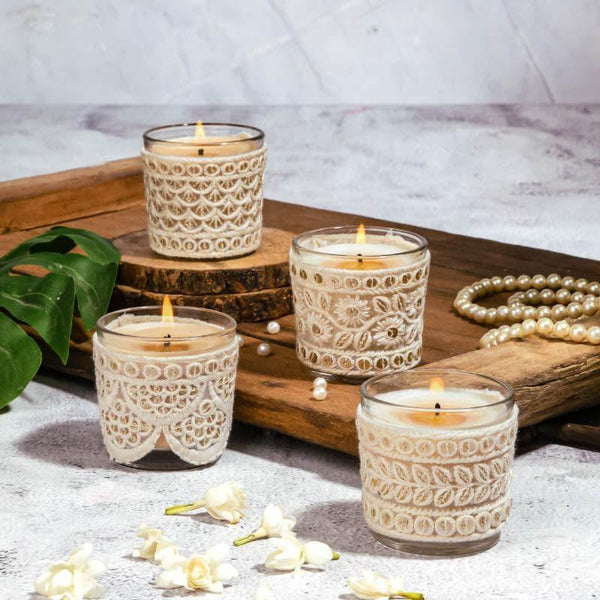 Buy Raina Votive Candle - Set Of Four Candles from Vaaree