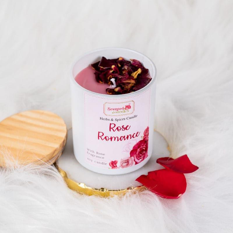 Buy Rose Bloom Scented Soy Wax Candle Candles from Vaaree