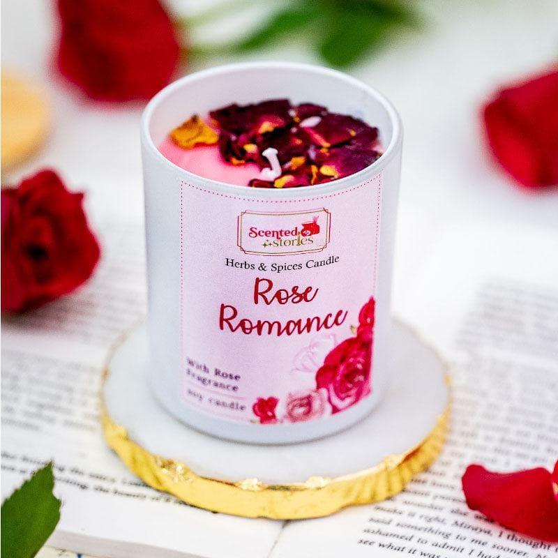 Buy Rose Bloom Scented Soy Wax Candle Candles from Vaaree