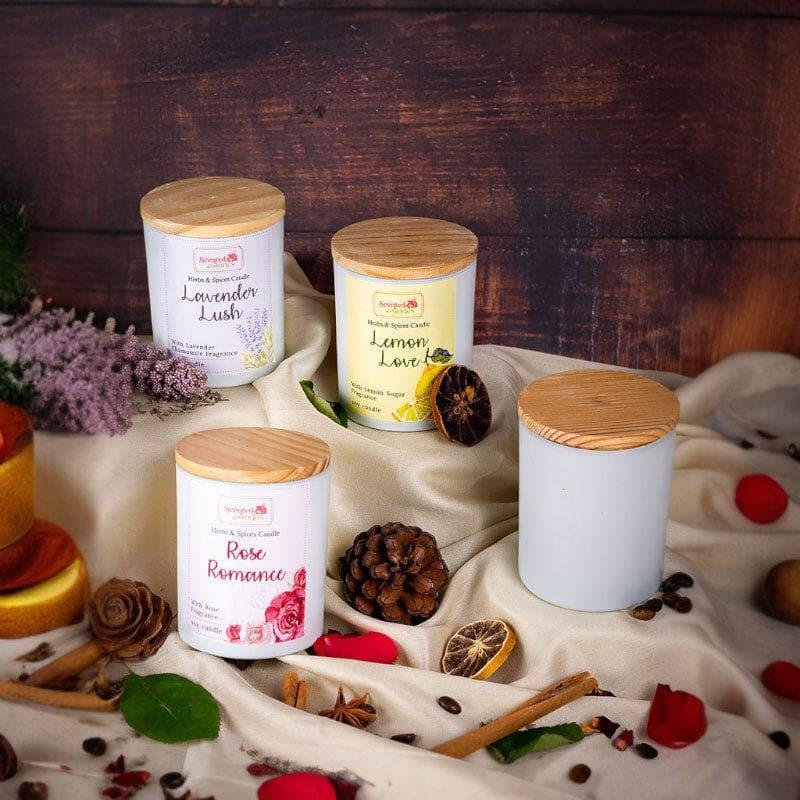 Buy Rose Bloom Scented Soy Wax Candle Candles from Vaaree