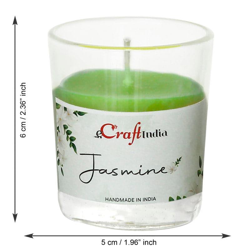 Buy Seema Jasmine Scented Candle - Set Of Five Candles from Vaaree