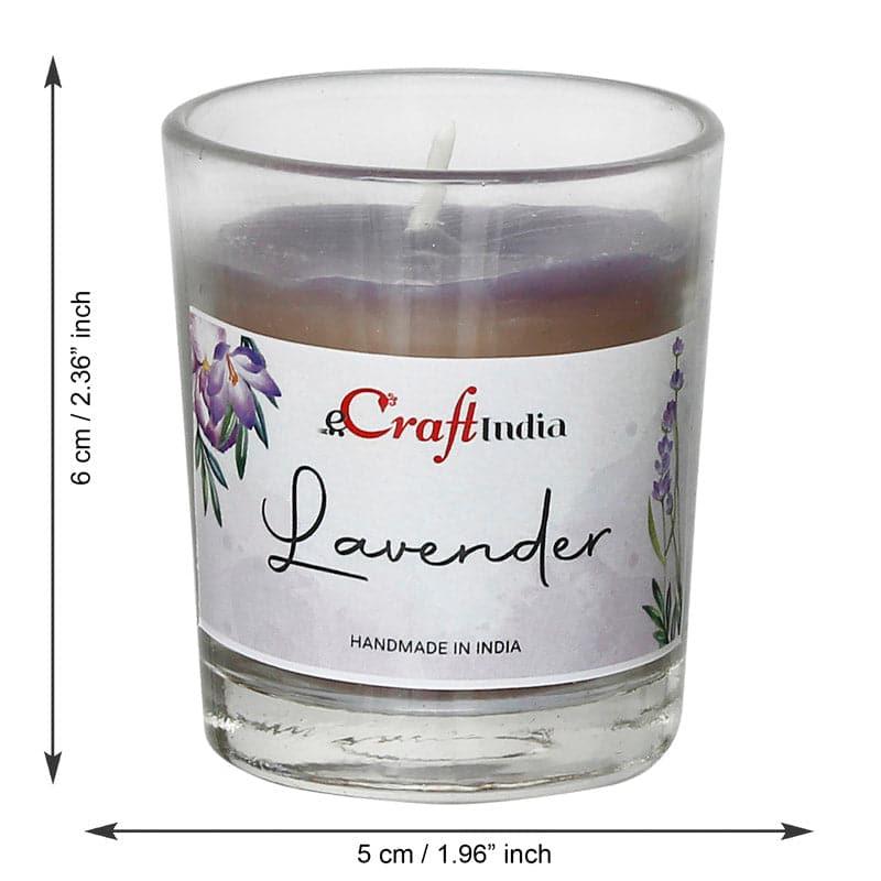 Buy Seema Lavender Scented Candle - Set Of Five Candles from Vaaree