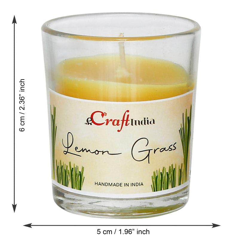 Buy Seema Lemon Grass Scented Candle - Set Of Five Candles from Vaaree