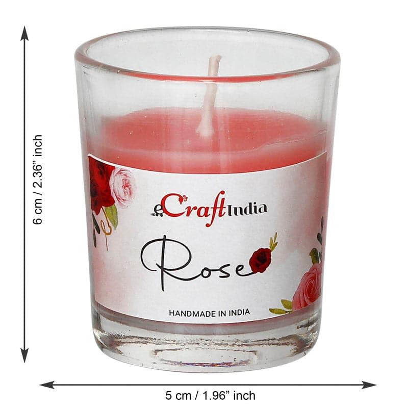 Buy Seema Rose Scented Candle - Set Of Five Candles from Vaaree