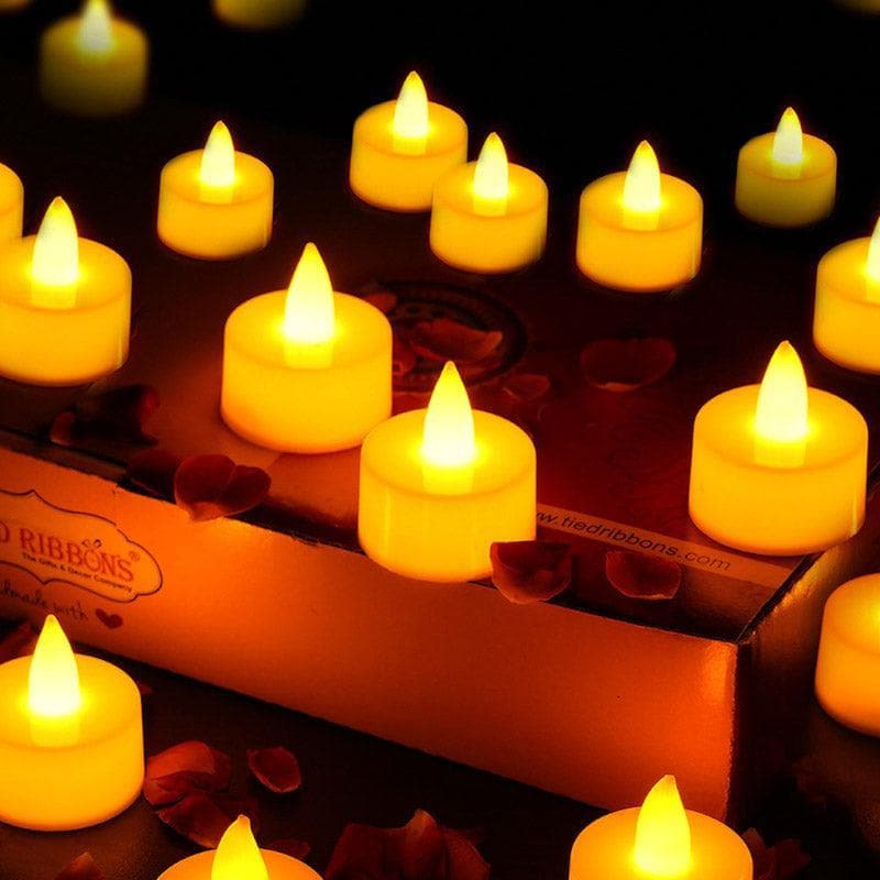 Buy Seiko LED Tealight Candles - Set Of Twenty Four Candles from Vaaree