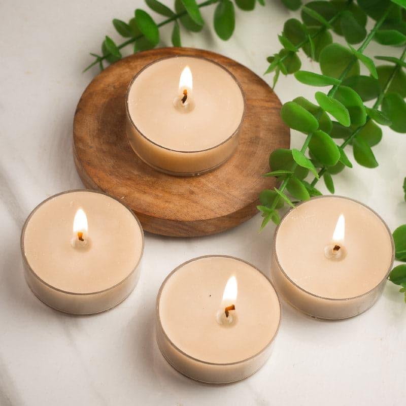 Buy Sidra Lime Basil & Mandarin Scented Candle - Set Of Four Candles from Vaaree