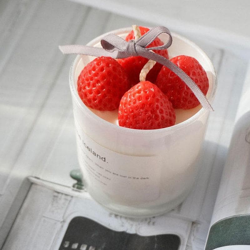 Buy Strawberry Delight Candle Jar Candles from Vaaree