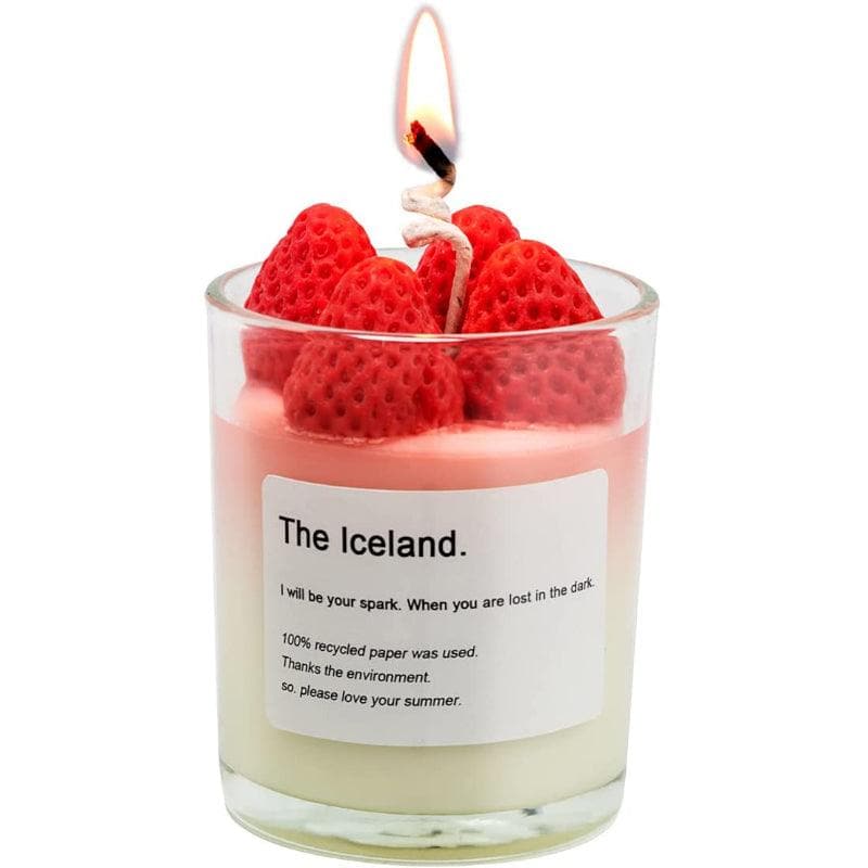 Buy Strawberry Delight Candle Jar Candles from Vaaree