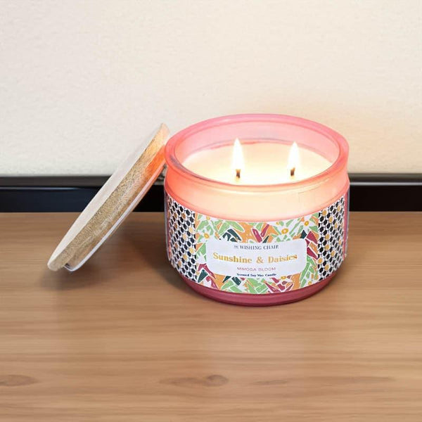 Candles - Sunshine & Daisies Soy Wax Jar Candle