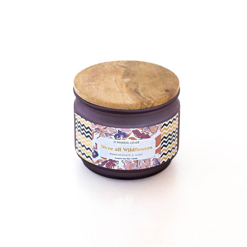 Buy We're All Wildflowers Soy Wax Jar Candle Candles from Vaaree