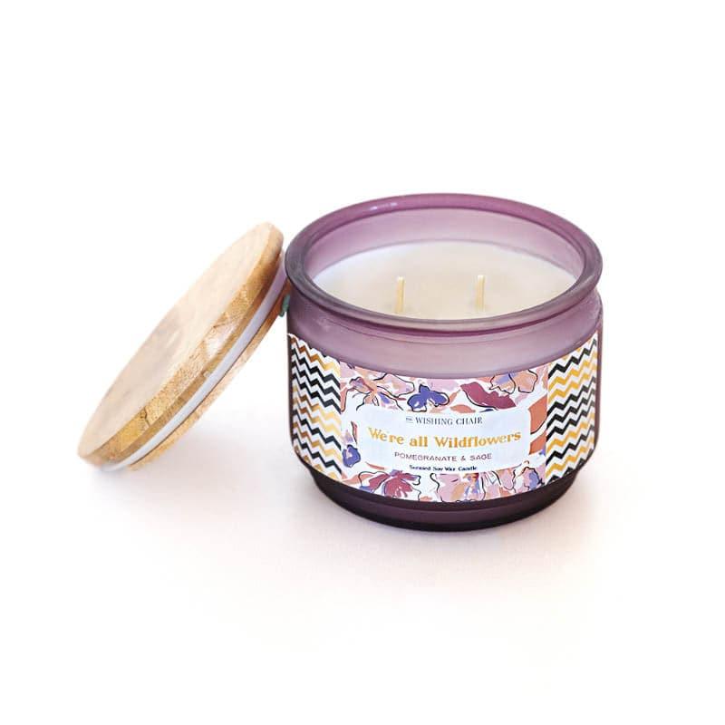 Buy We're All Wildflowers Soy Wax Jar Candle Candles from Vaaree