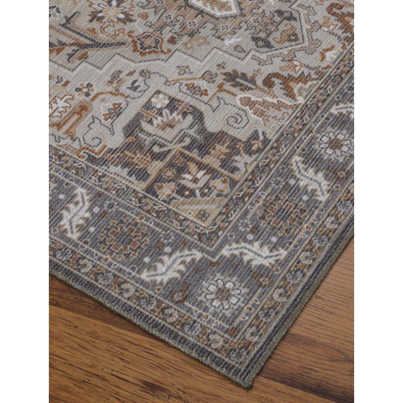Carpet - Evina Ethnic Anti Slip Carpet - Navy