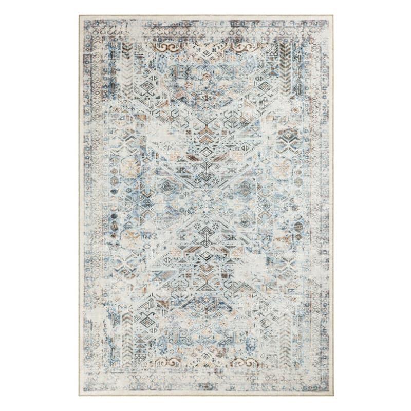 Carpet - Nilaya Ethnic Anti Slip Carpet - Blue