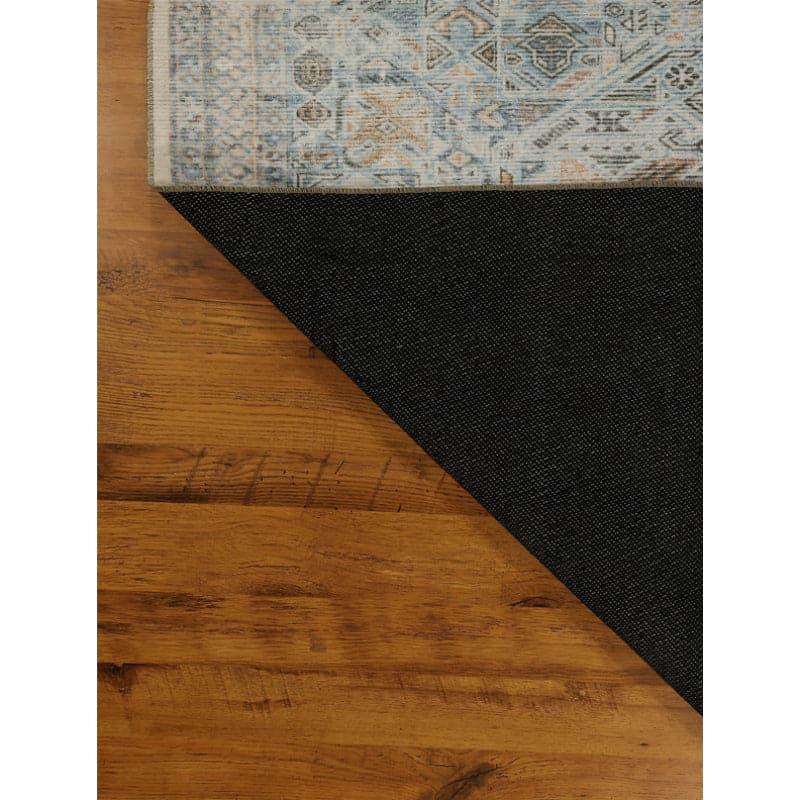 Carpet - Nilaya Ethnic Anti Slip Carpet - Blue