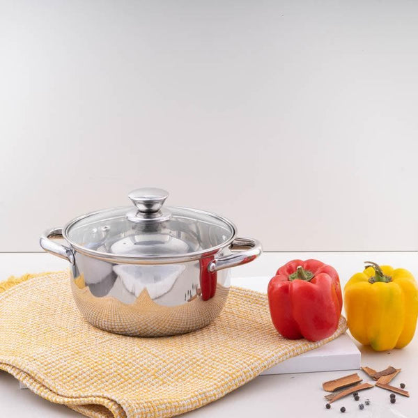 Buy Auram Stainless Steel Conical Casserole - 2000 ML Casserole from Vaaree