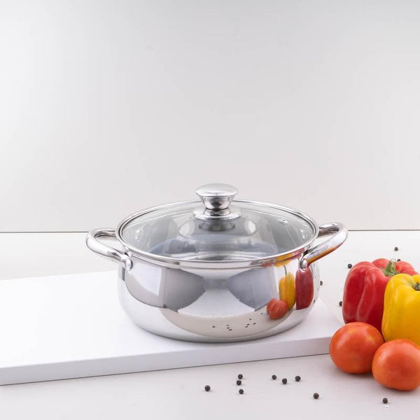 Casserole - Astrid Stainless Steel Curved Casserole - 3000 ML