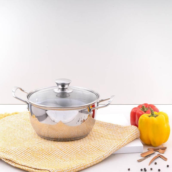 Buy Auram Stainless Steel Conical Casserole - 2000 ML Casserole from Vaaree