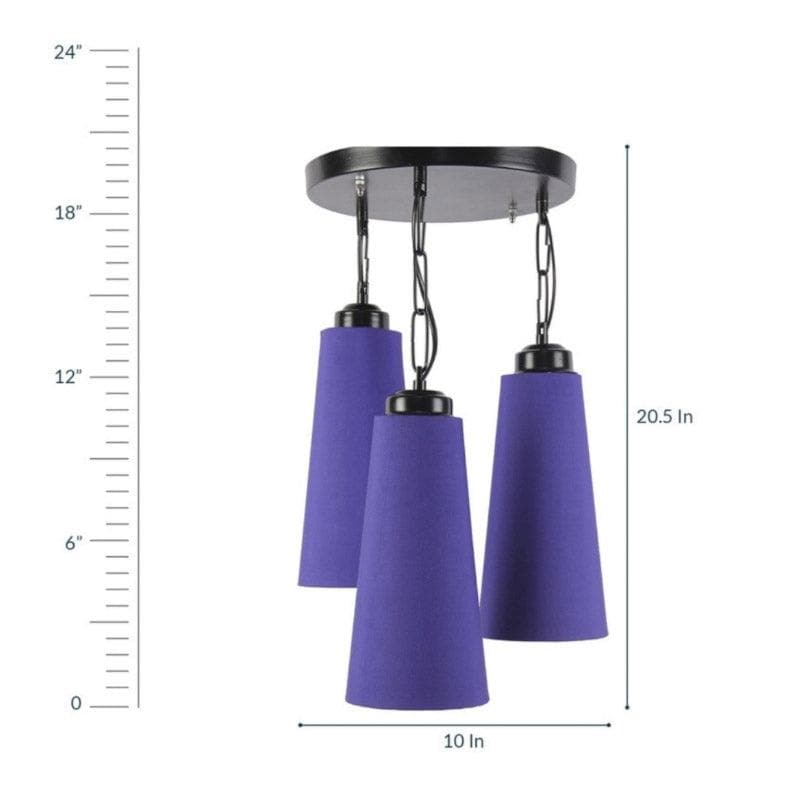 Buy Ambra Ceiling Lamp - Purple Ceiling Lamp from Vaaree