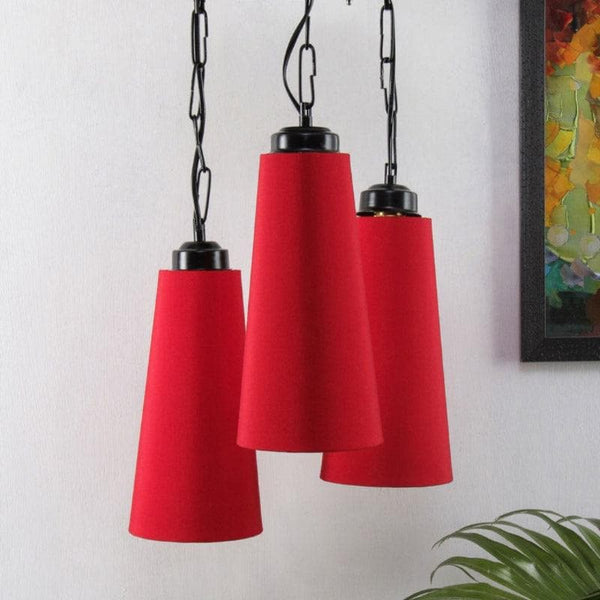 Buy Ambra Ceiling Lamp - Red Ceiling Lamp from Vaaree