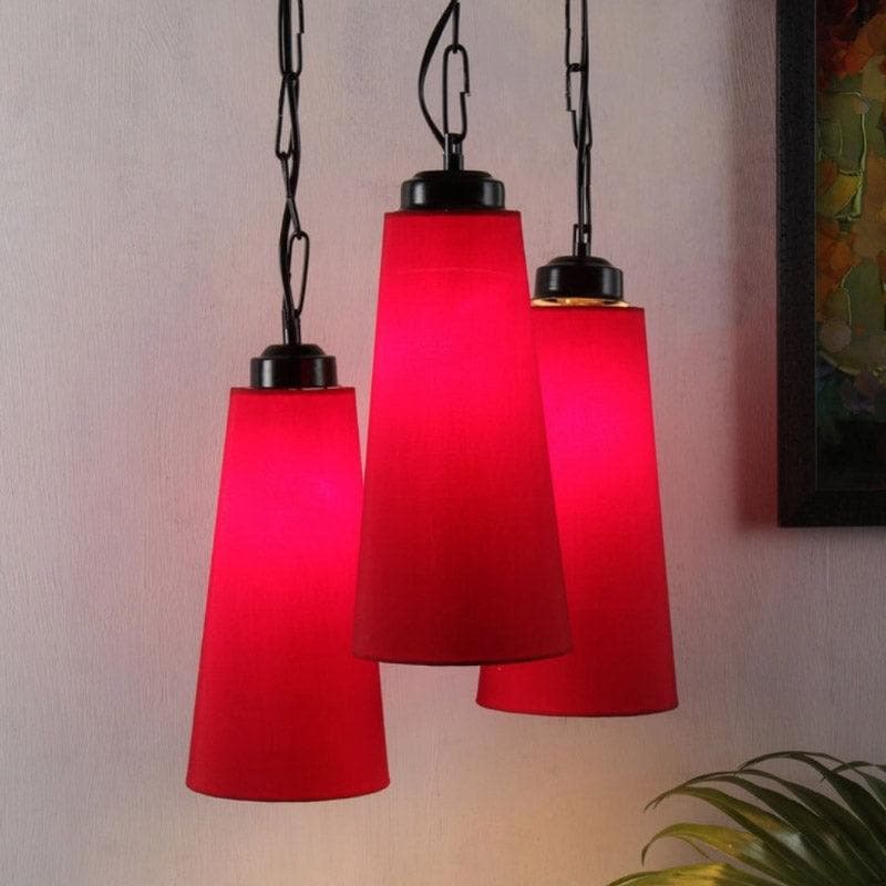 Buy Ambra Ceiling Lamp - Red Ceiling Lamp from Vaaree