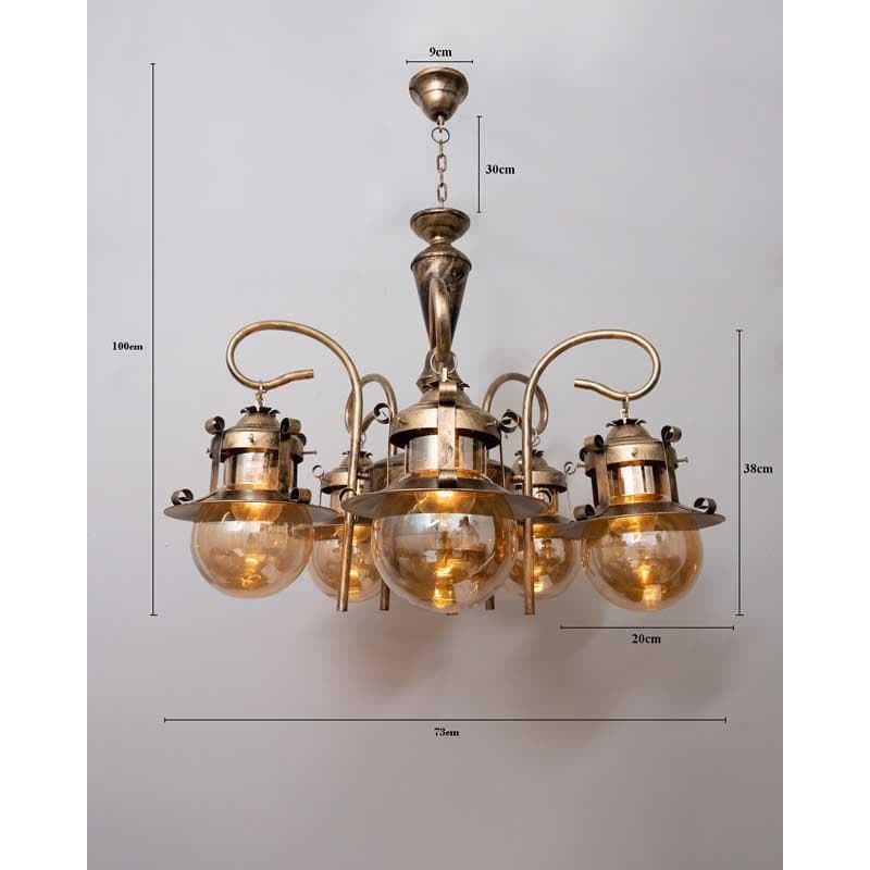 Buy Antique Globe Chandelier Ceiling Lamp from Vaaree