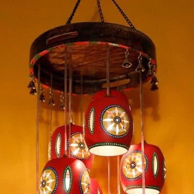 Buy Barrel Blow Chandelier Ceiling Lamp from Vaaree