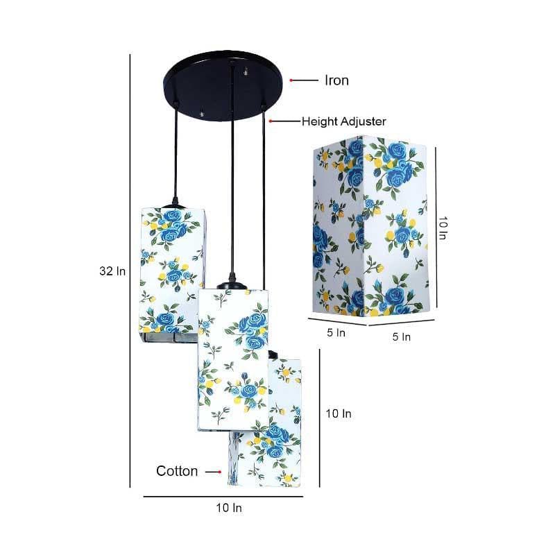 Ceiling Lamp - Blue Fleur Cluster Ceiling Lamp