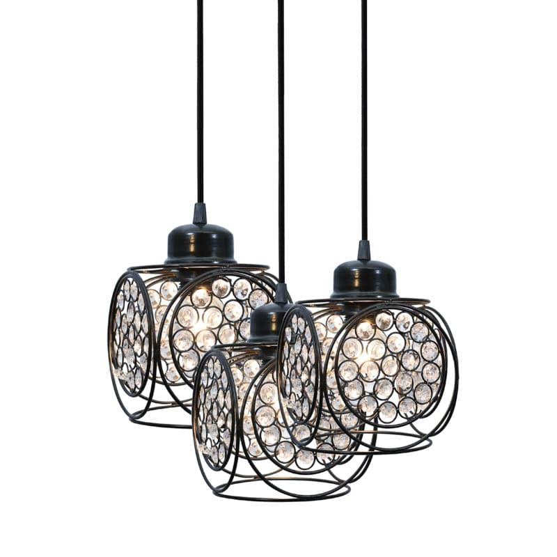 Ceiling Lamp - Capri Cluster Pendant Lamp - Black