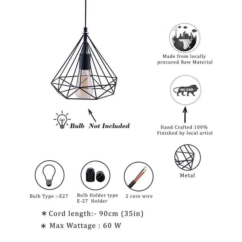 Buy Diamond Mesh Pendant Lamp Ceiling Lamp from Vaaree