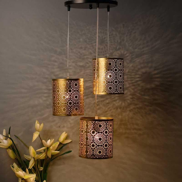 Buy Enlightened Cluster Ceiling Drop Lamp Ceiling Lamp from Vaaree