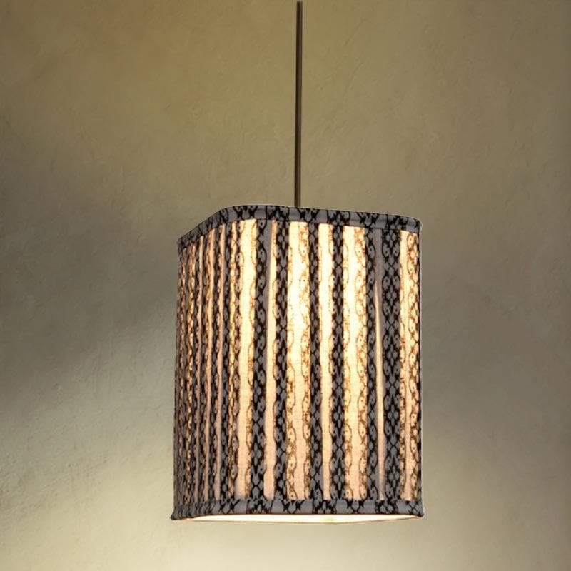 Ceiling Lamp - Ethnix Pleated Ceiling Lamp - Grey