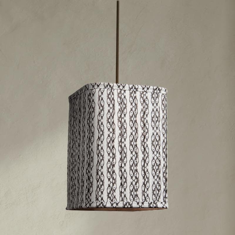 Ceiling Lamp - Ethnix Pleated Ceiling Lamp - Grey