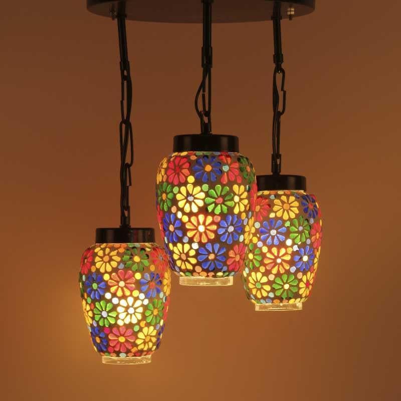 Ceiling Lamp - Floral Glaze Ceiling Lamp